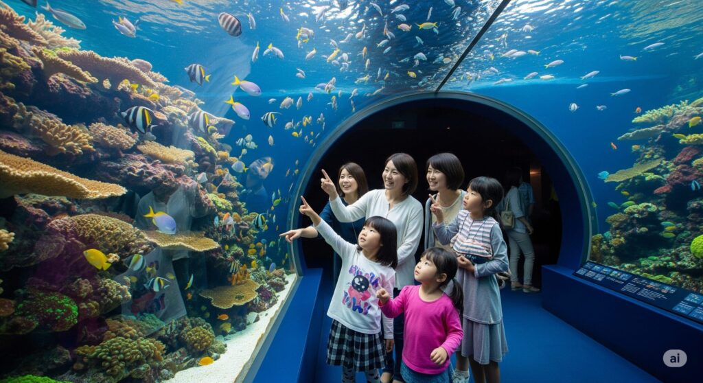 天候を気にせず夢中になれる関西 水族館