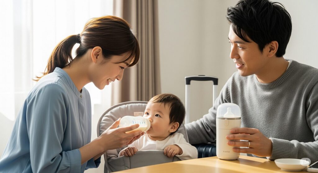 赤ちゃん旅行ミルク温めを成功させるコツ