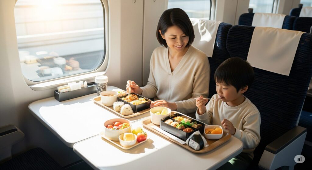子連れ新幹線での食事と注意点