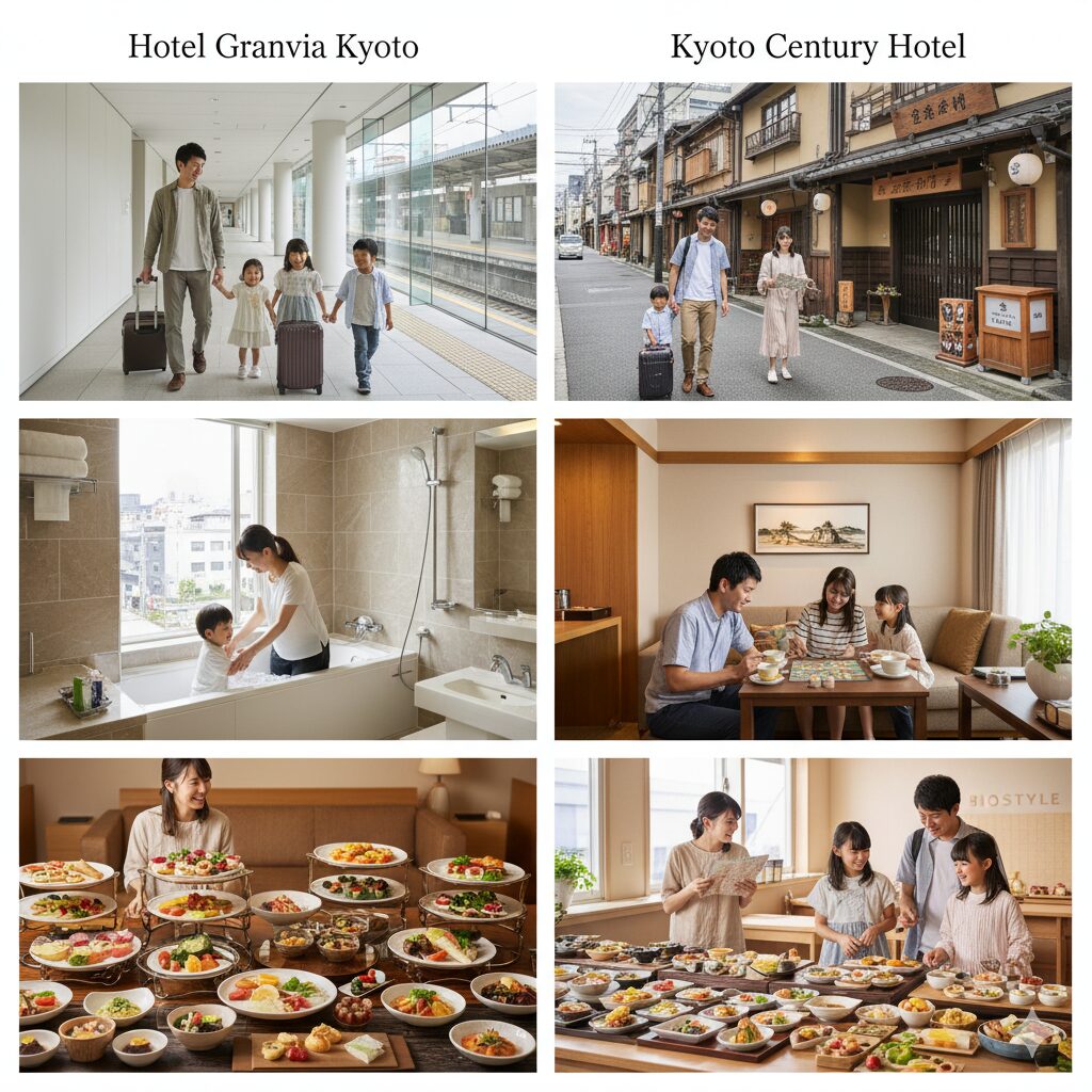 「ホテルグランヴィア京都」と「京都センチュリーホテル」の違いを詳しく解説